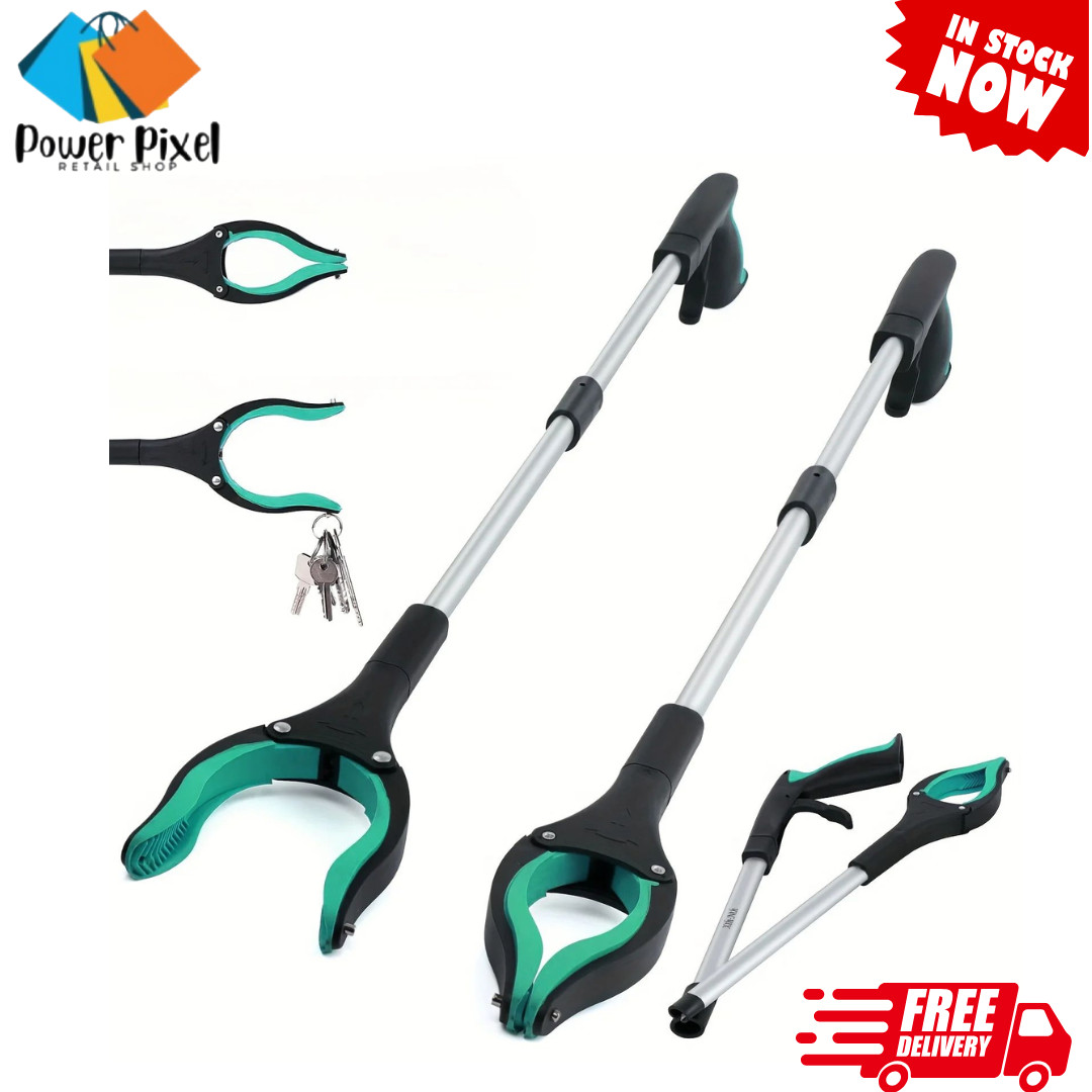 Heavy Duty Grabber Tool Industrial Pick Up Stick Hand Grip Reach Trash Reacher