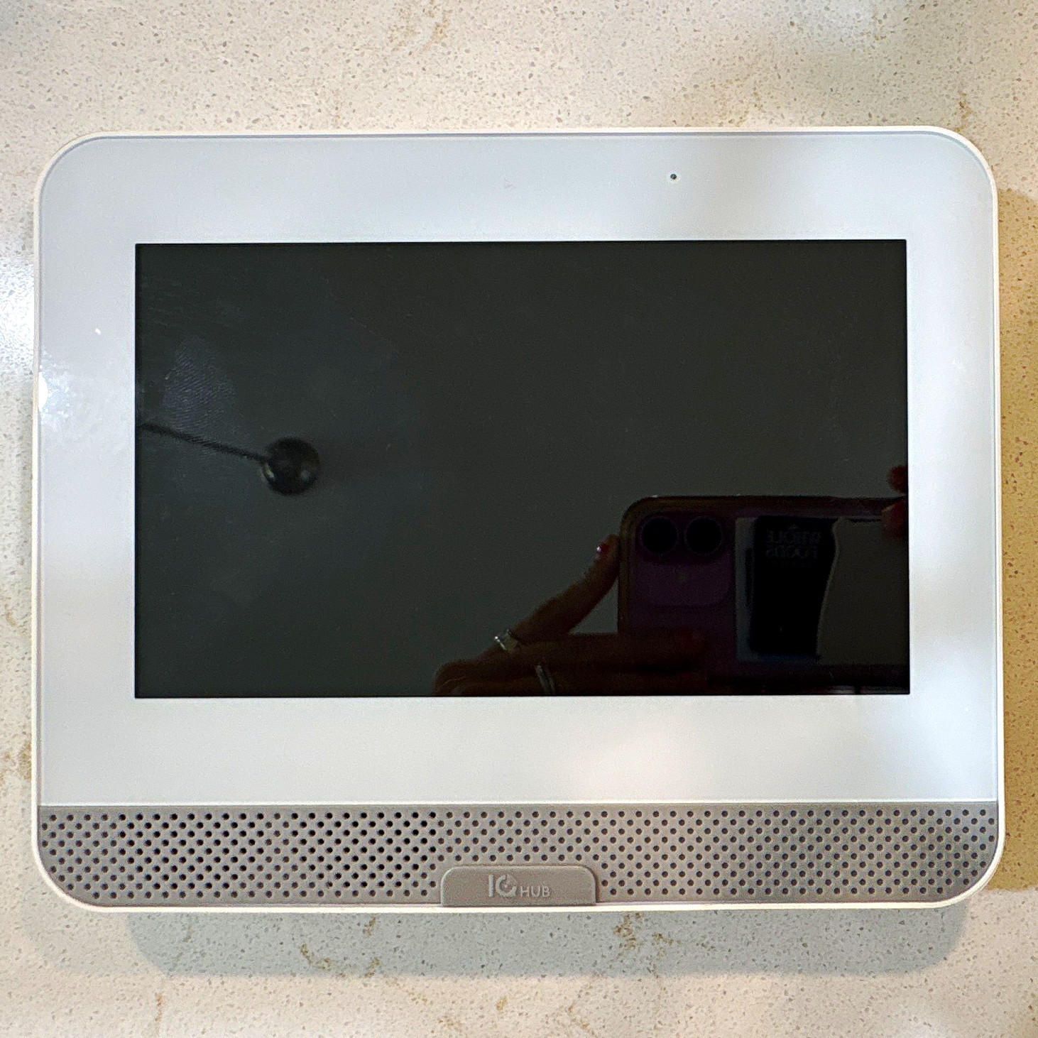 NEVER USED Qolsys IQ Panel 4 + Alarm.com ADC-VDB750 2MP Wi-Fi Video Doorbell Cam