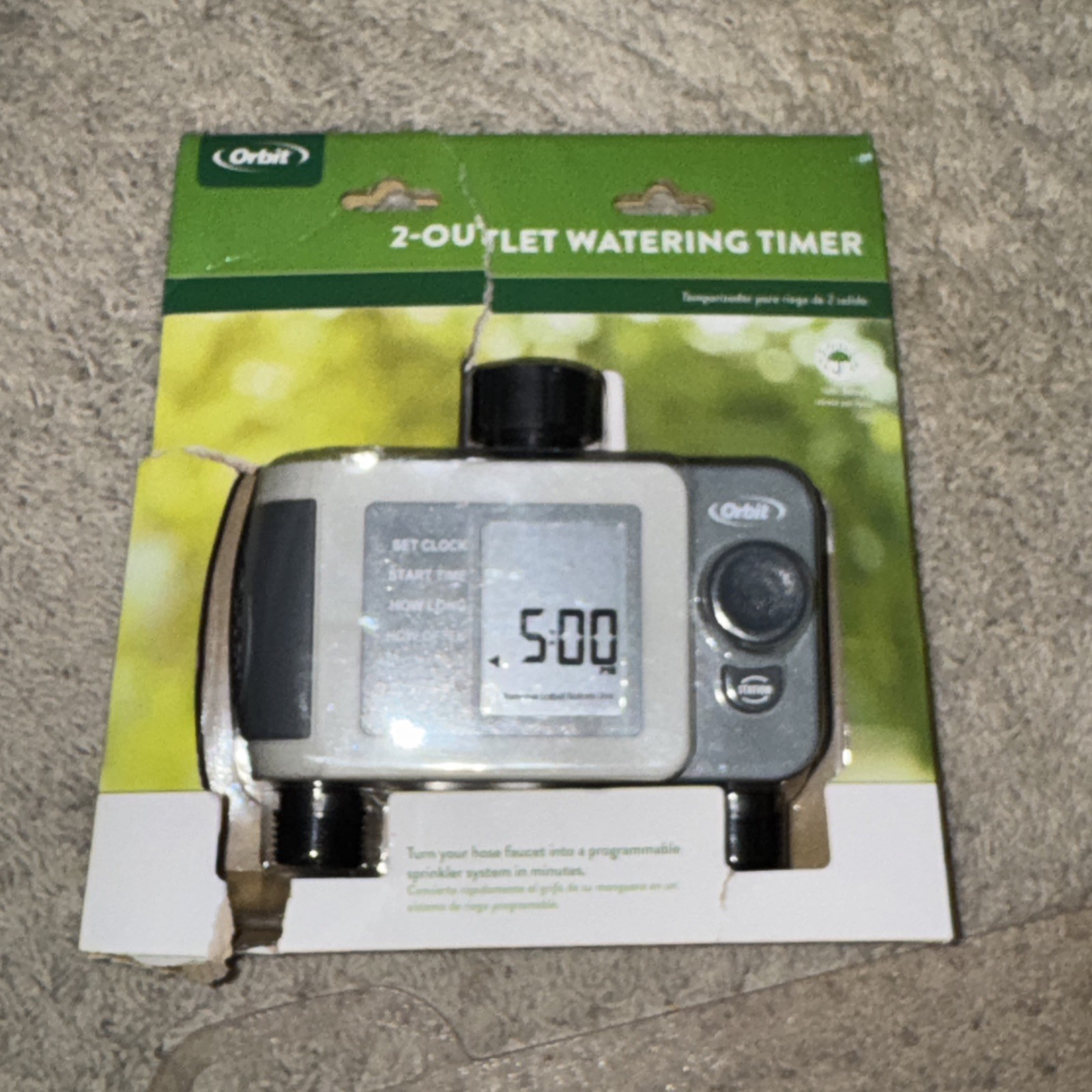 Orbit Programmable 2 Zone Sprinkler Timer 24621