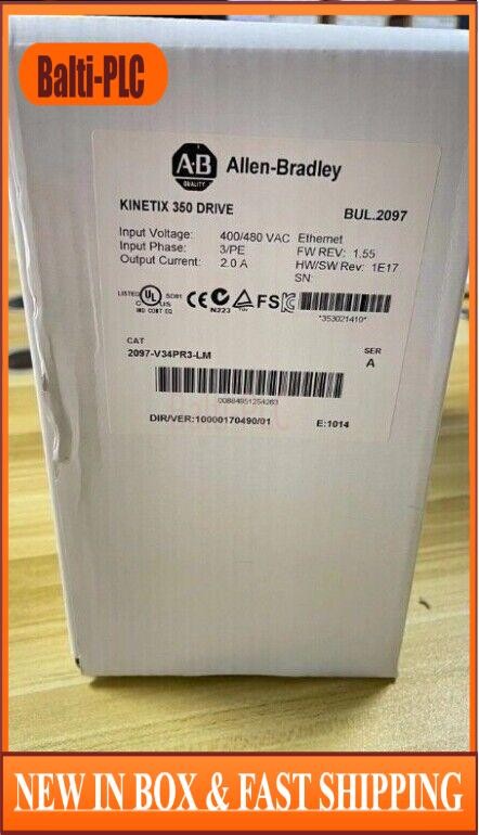 Allen Bradley 2097-V34PR5-LM Kinetix 350 Servo Drive 2.0kW 3-Phase 400/480VAC