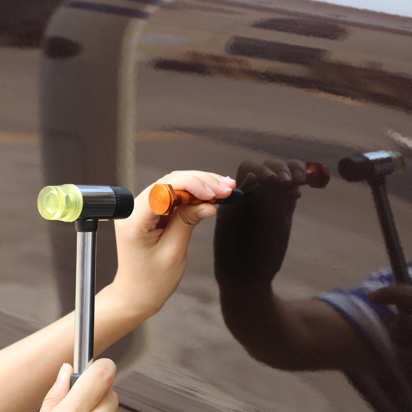 Car Paintless Dent Repair Kits Dint Hail Damage Puller Remover Auto Lifter Tools
