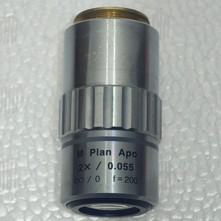 Mitutoyo M Plan Apo 2x Microscope Objective Lens 0.055 Infinity Corrected f=200