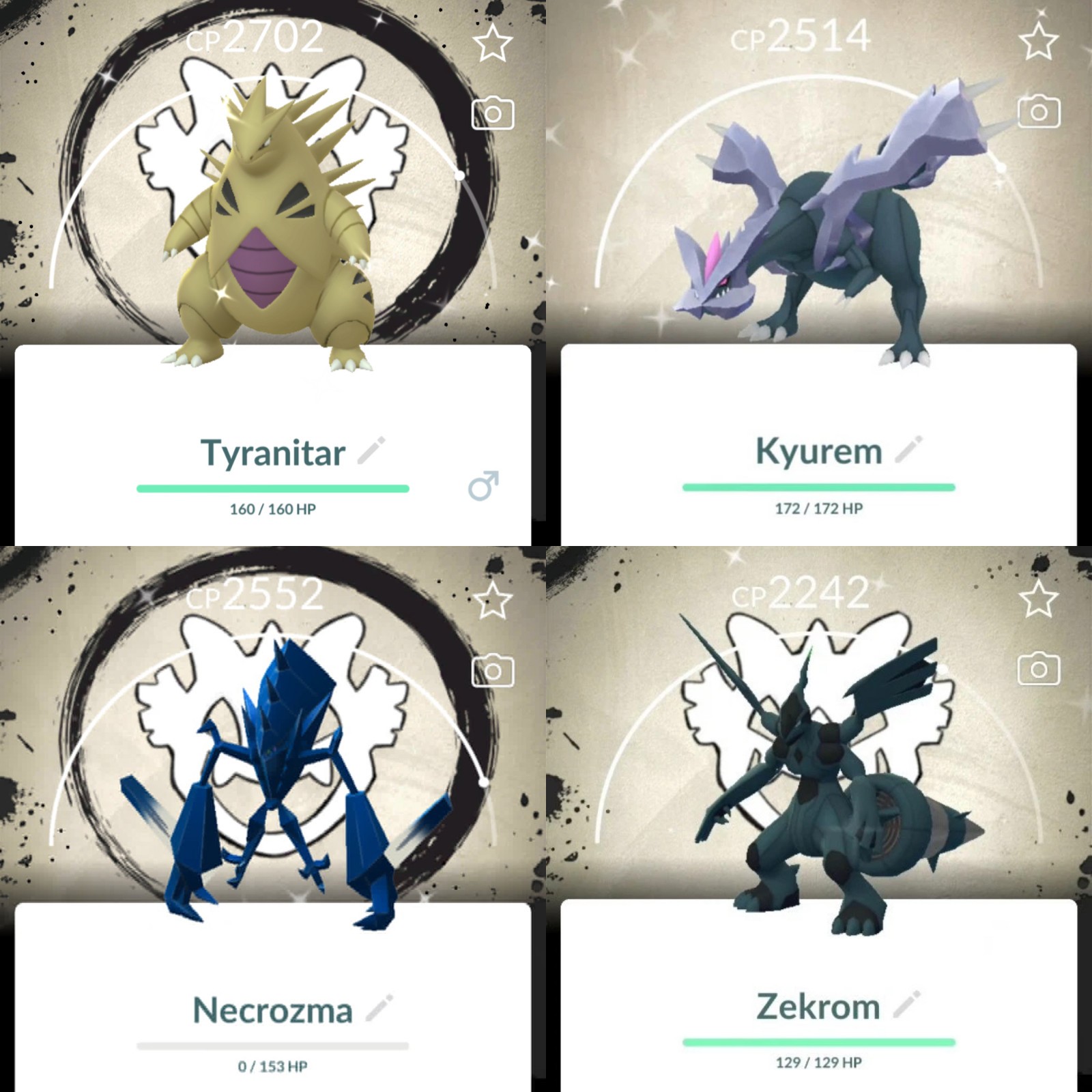 Shiny Tyranitar Kyurem Necrozma Zekrom Special Background GO Fest 2026 - PTCs