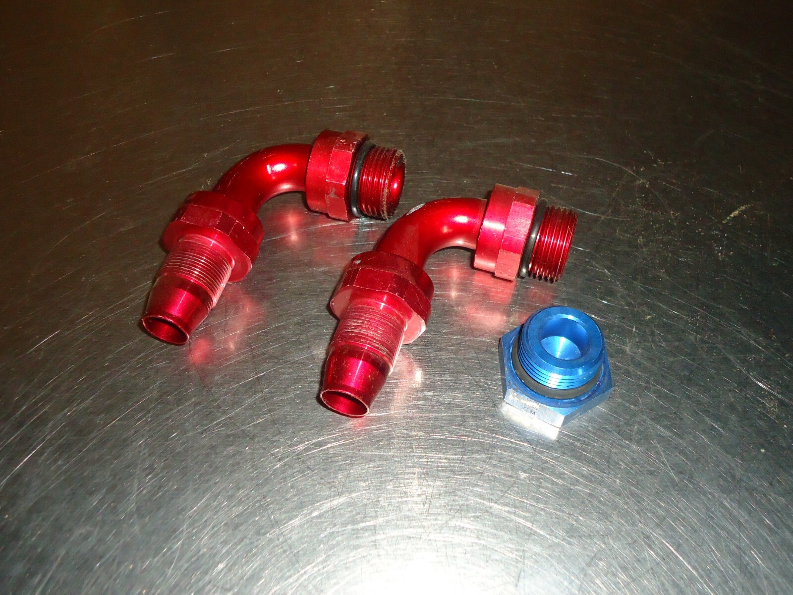 Aeroquip -12an O-Ring Fitting Lot 1360 90-Degree 3727 Cap Racing Race Car Drag