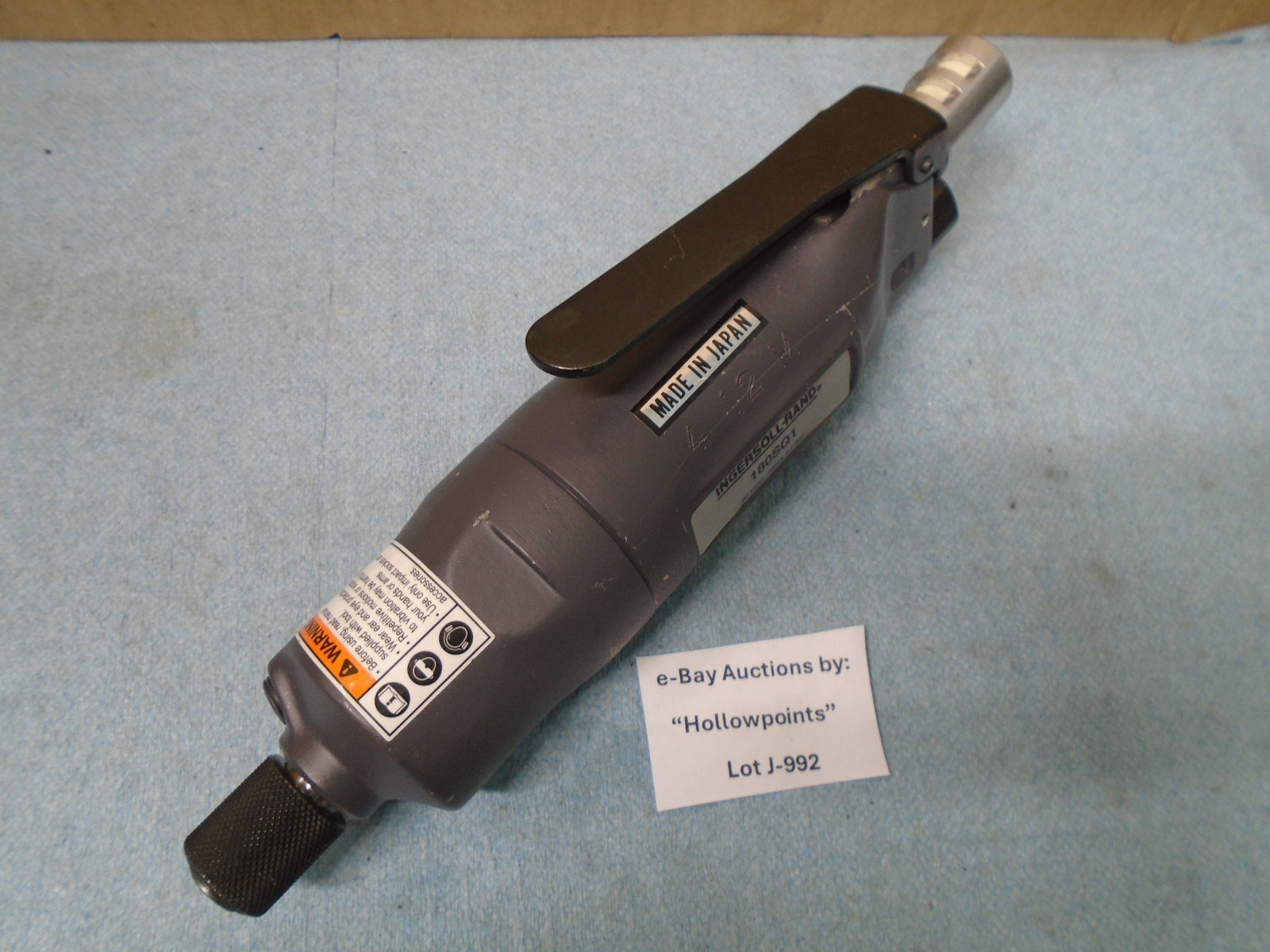 New IR Ingersoll-Rand 180SQ1 Air Impulse Wrench 1/4" Hex Driver Reversible J992