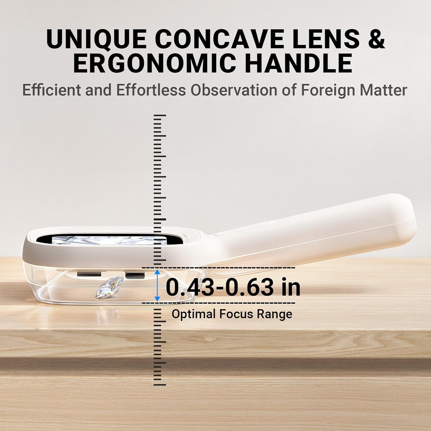 Digital Microscope, Autofocus Handheld Microscope, Magnifier with 2.8" IPS Scree