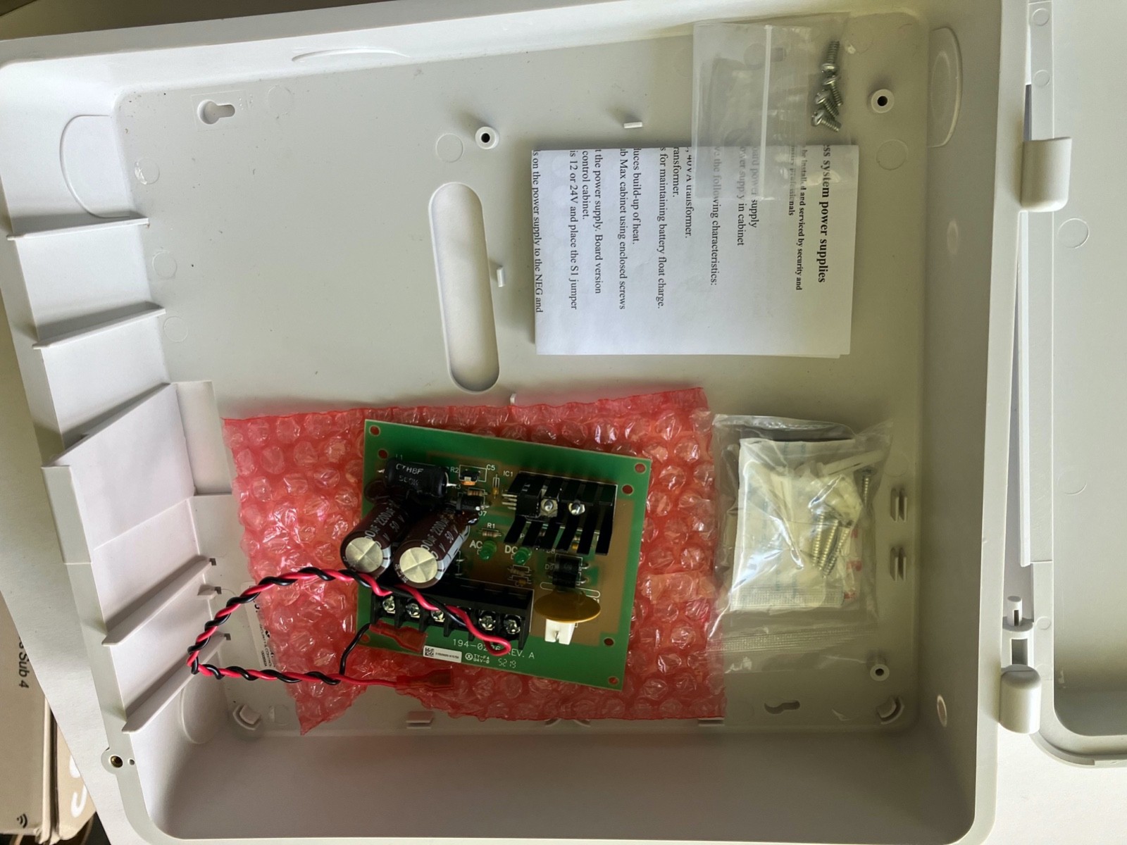 INCOMPLETE - 2GIG TAKE-345 Takeover Module Kit with Unpunched Enclosure Linear
