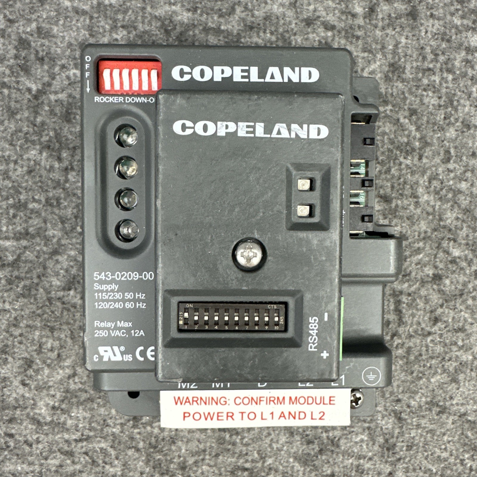 EMERSON 543-0209-00 Copeland CoreSense Diagnostic Module 250VAC 12A