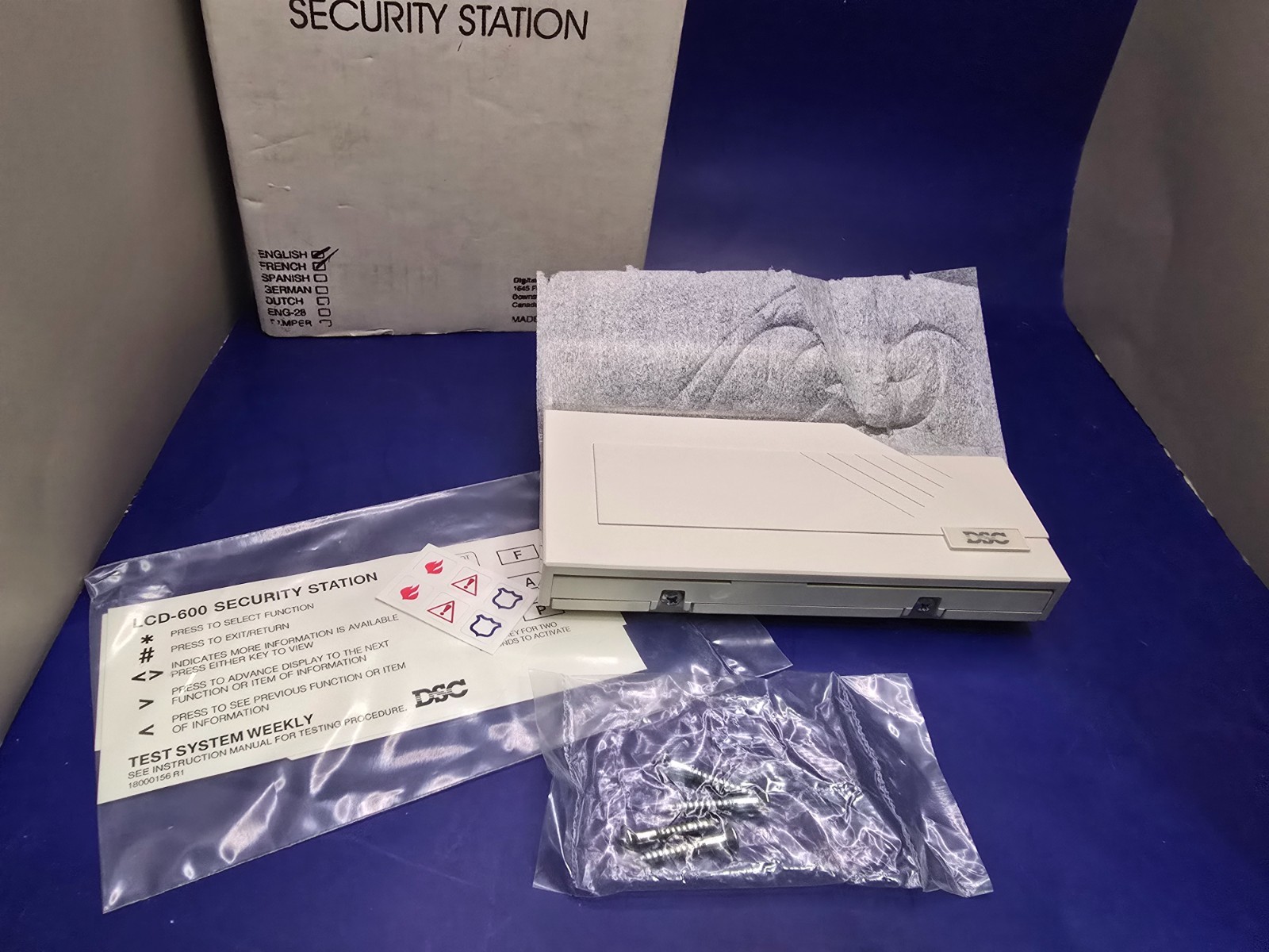DSC LCD-600 Keypad for Classic Series PC1500, PC1550, PC2500, PC3000 & More NEW!