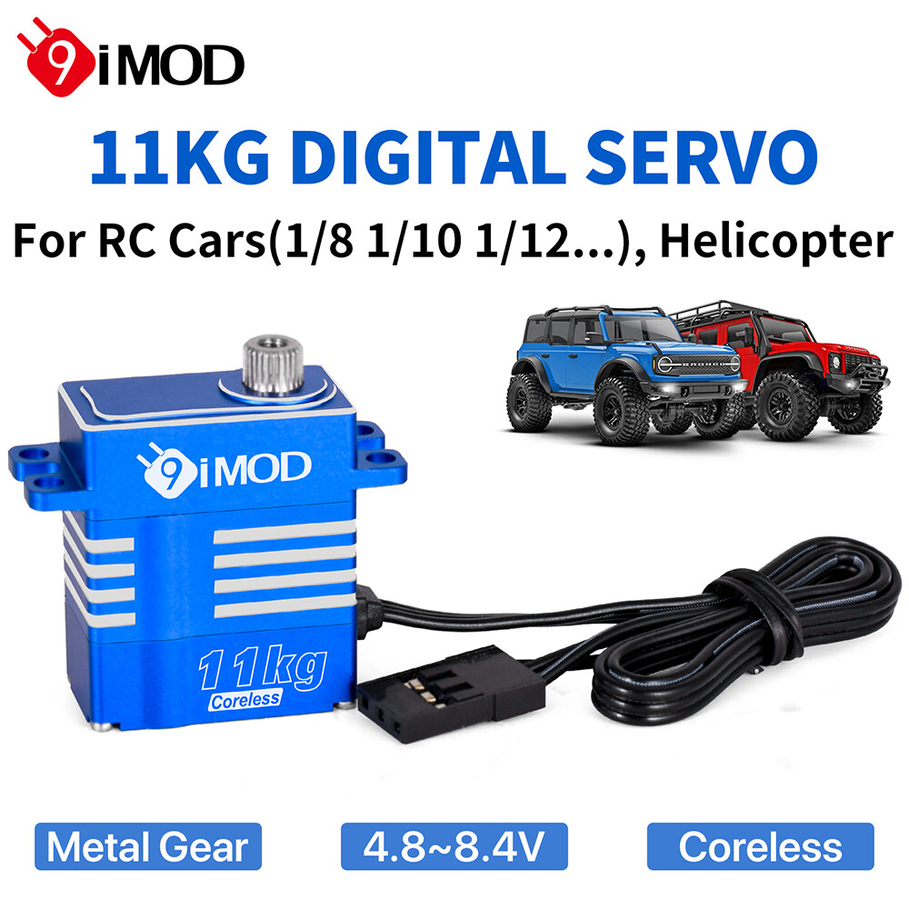 9imod 11 KG Digatal Servo Coreless Metal Gear for 1/8 1/10 1/12 1/18 RC Car DIY