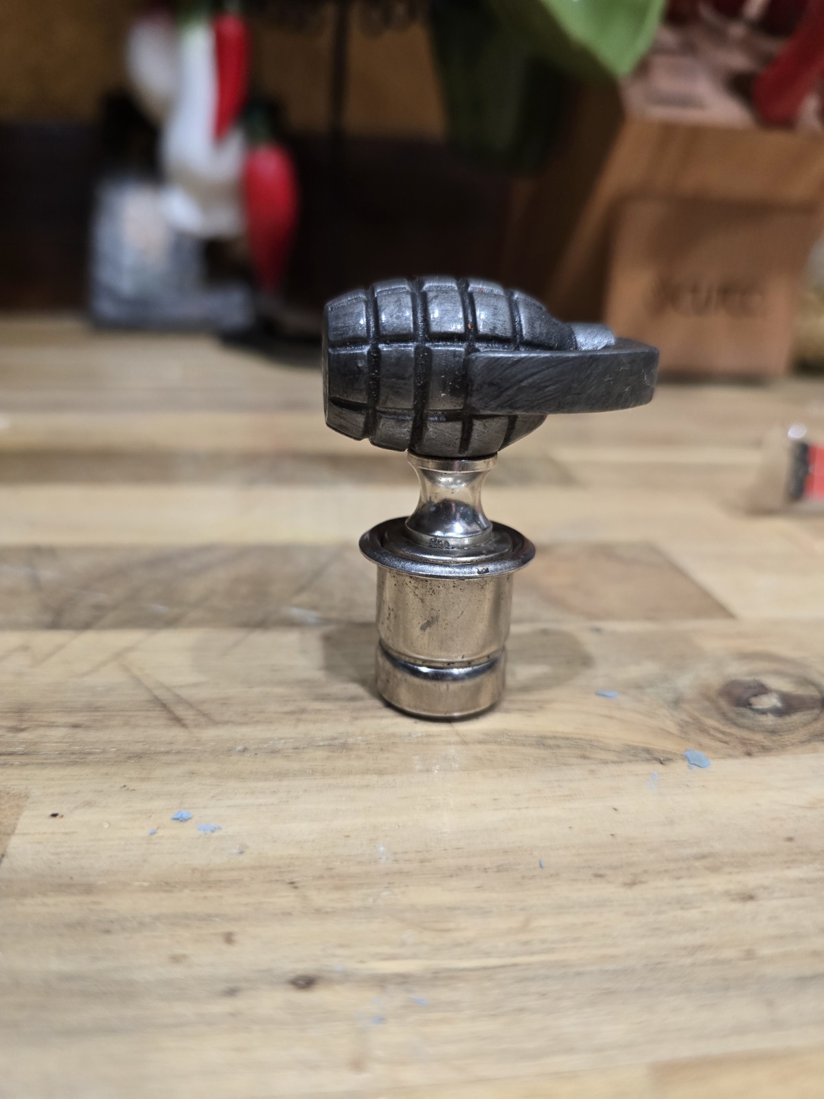 Hand Grenade Pop-out Car Lighter