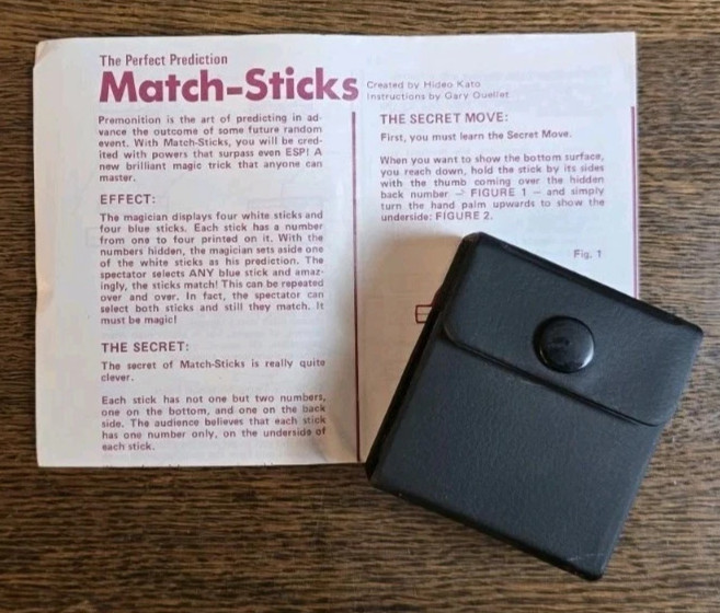 Match Sticks (T-126) by Tenyo Magic Mentalism Tricks