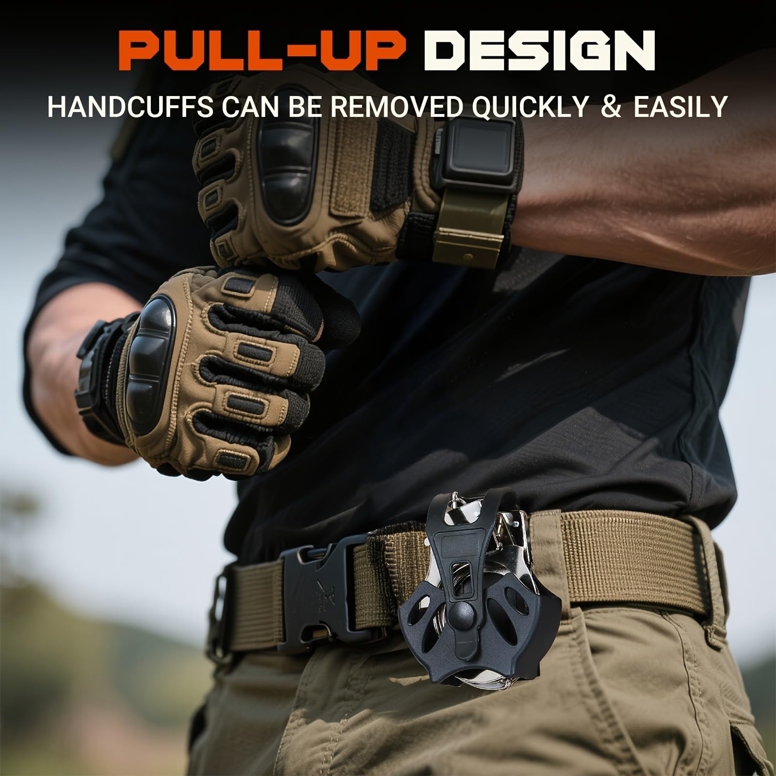 Upgrade Polymer Handcuff Case for Most Chain or Hinged Cuffs,Fits ASP, Quick ...