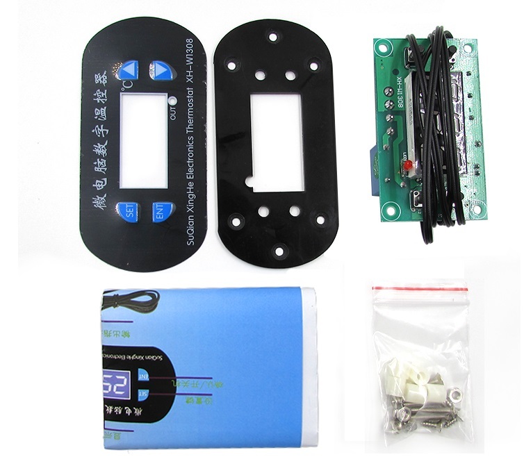 DC 220V Digital LED Heat Cool Thermostat Temperature Controller Sensor Hottest K