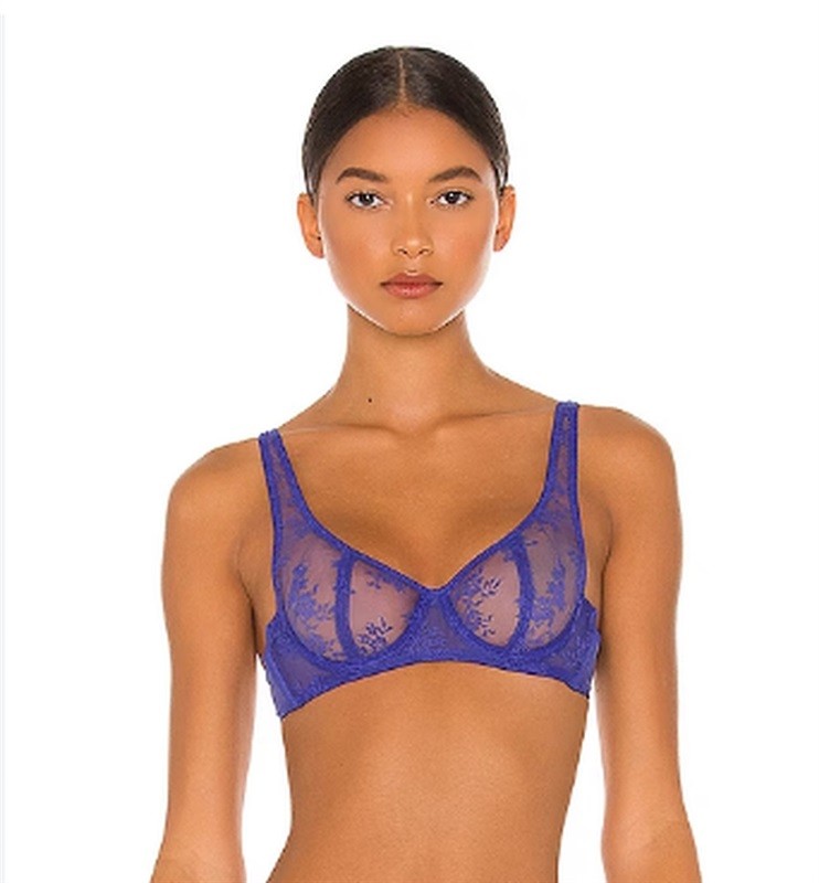 NWT Journelle 34A Romy Demi Bra Blue 128007