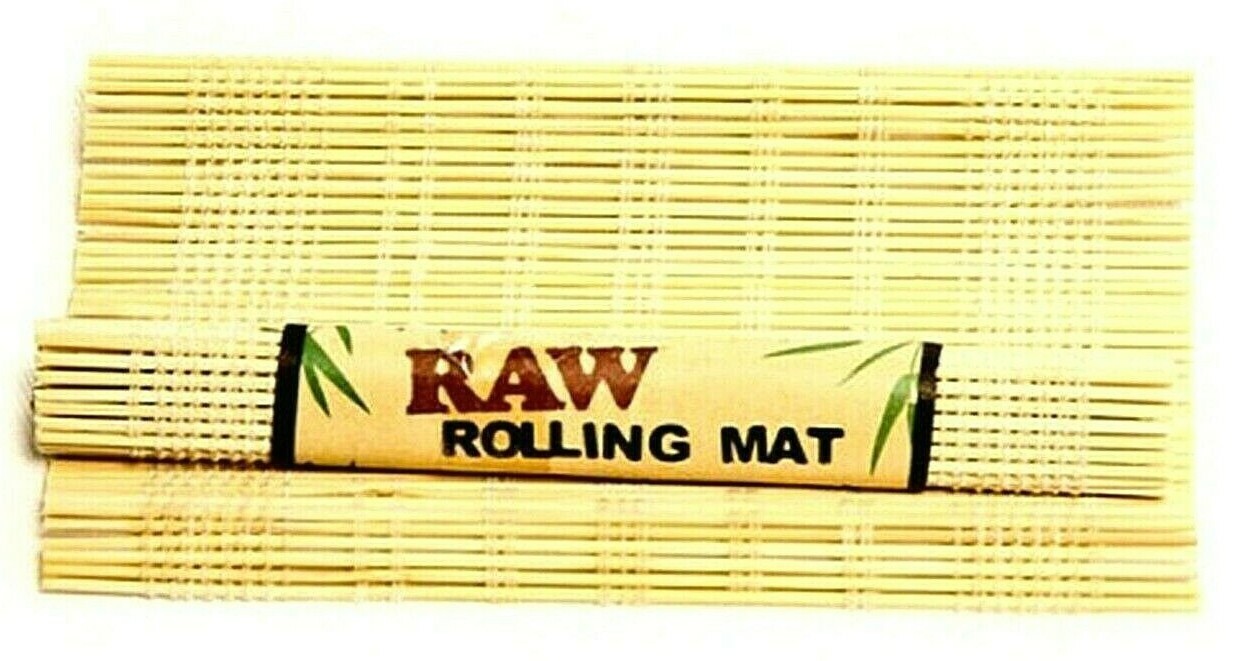 2x RAW Bamboo Rolling Mat Hand Roller Mat *Best Price!* FREE USA SHIPPING