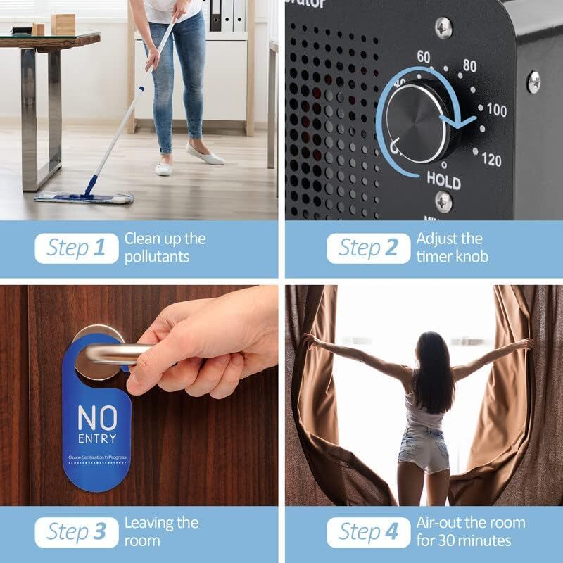 Commercial Ozone Generator Machine Industrial Pro Air Purifier Ionizer Ozonator