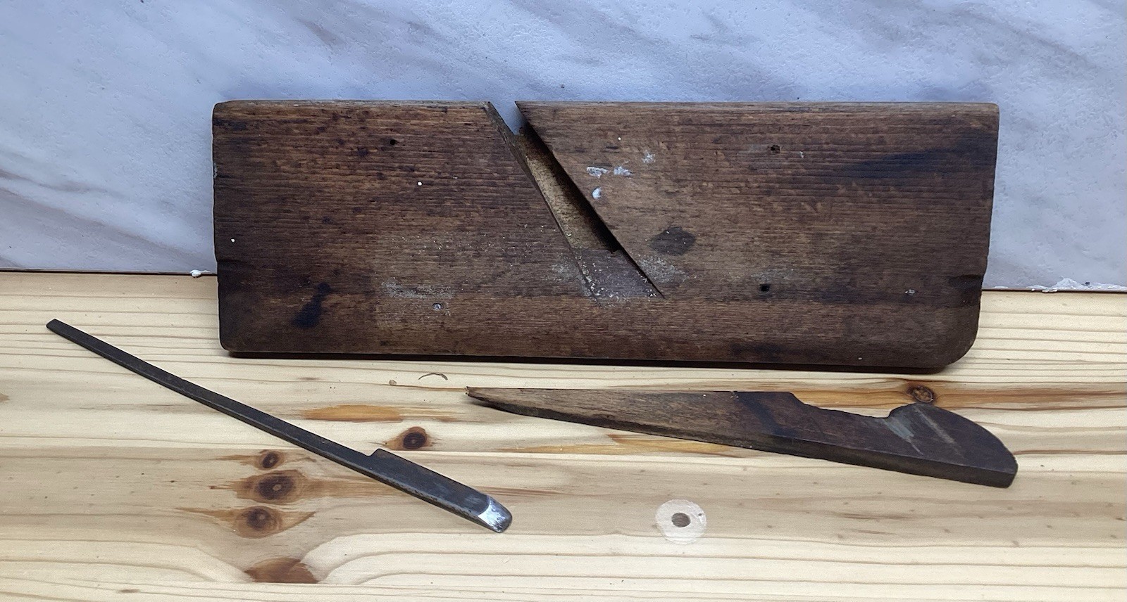 1 /4 Inch Wood Molding Plane Marked  “Hannan”