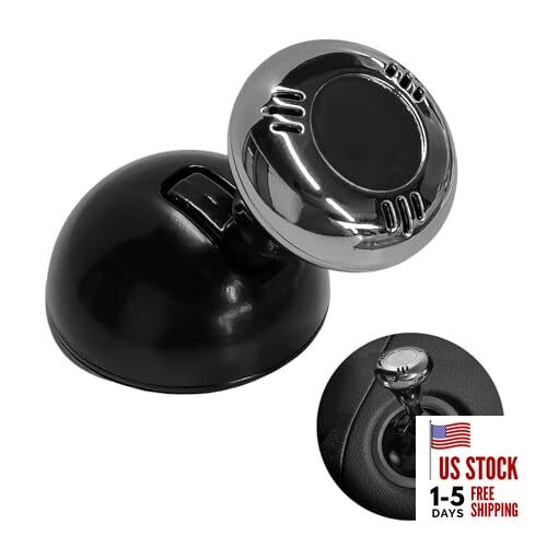 Joystick Car Push Start Button Cover, Metal Car Starter Engine Start Stop Black