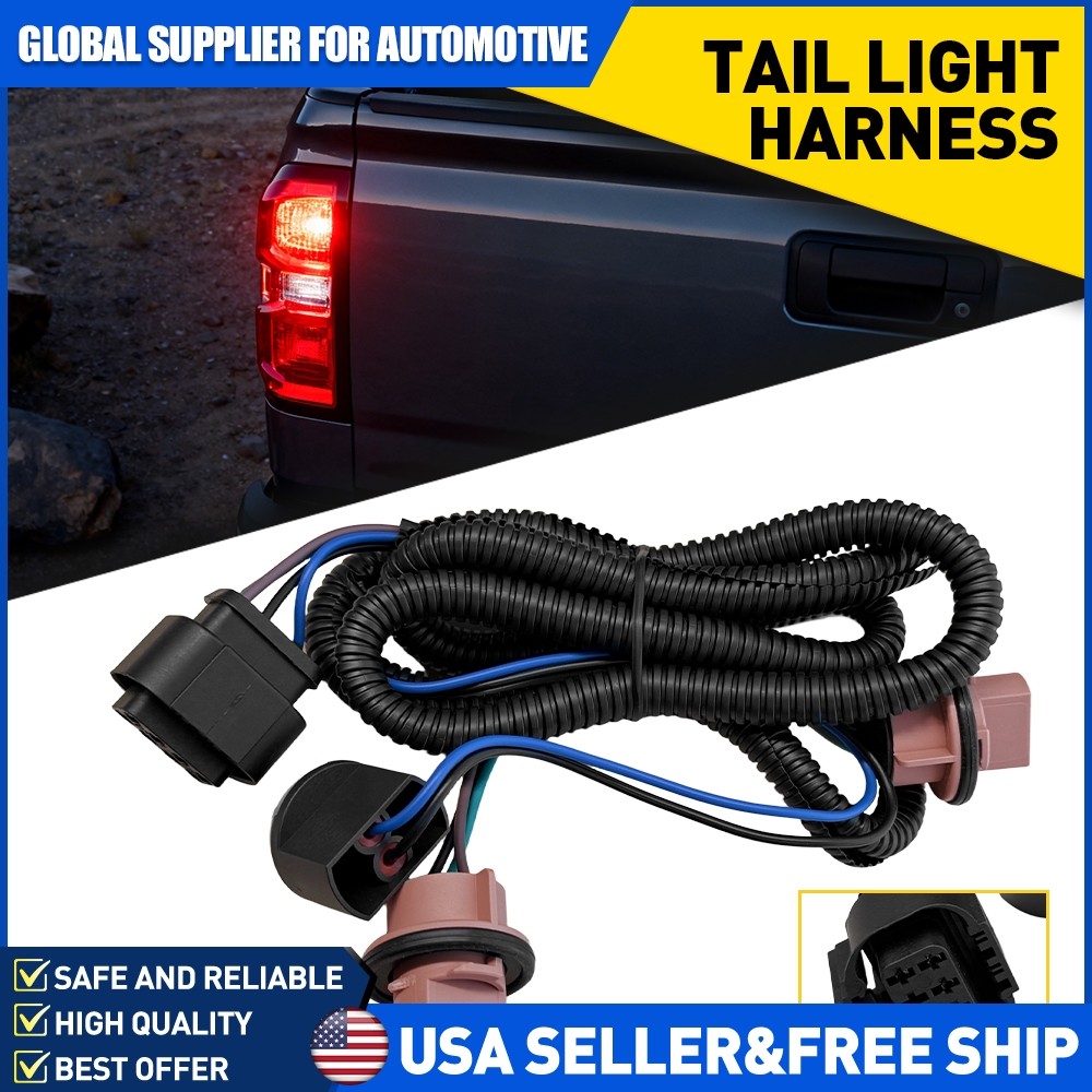 Left Driver Side Tail Lamp Wiring Harness For 2014-2015 GMC Sierra 1500 23141278