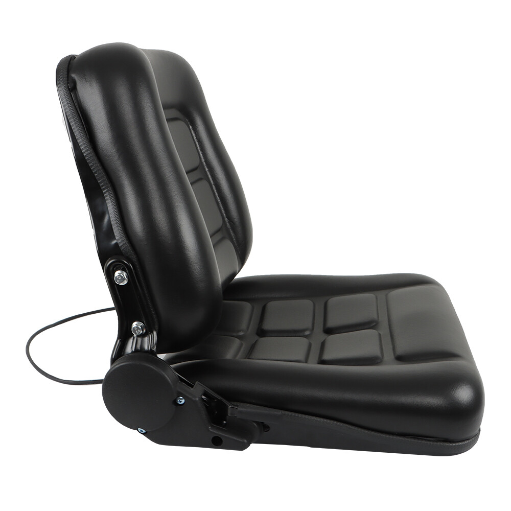 Fold Down Tractor Forklift Seat Excavator with Adjustable Angle Back Universal