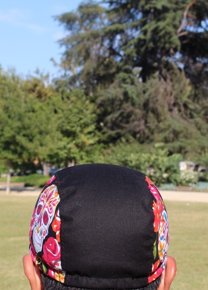 CYCLING CAP SKULL SUGAR HANDMADE ANY SIZE