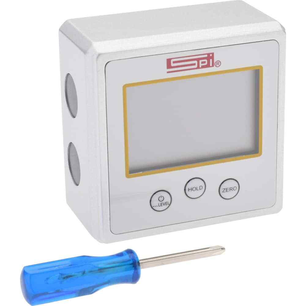 SPI 11-983-4 Digital Protractor with Magnetic Base, 0� to 90� Measuring Range