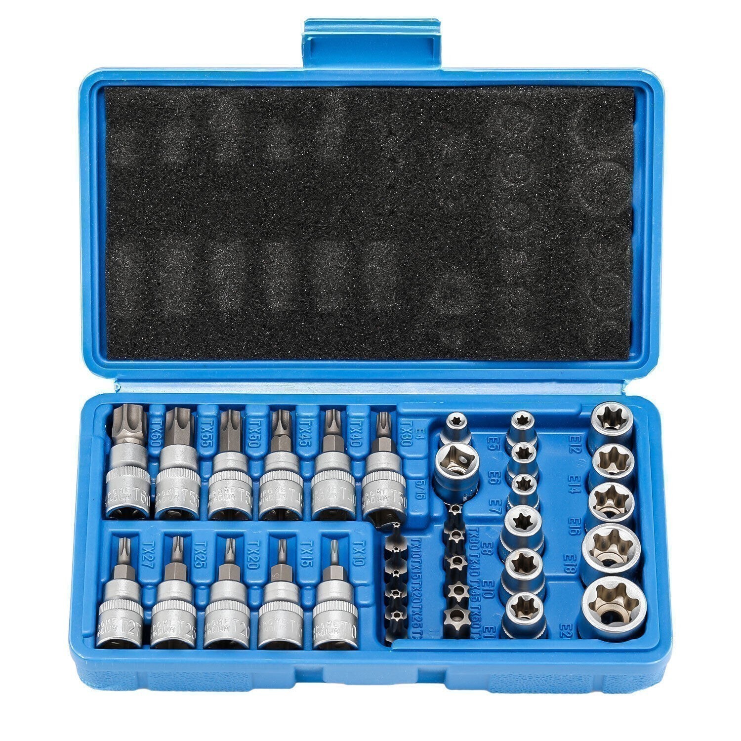 Inverted Torx Socket Master Set E4 to E20 T-Style Bits Tamper Resistant Gearzaar