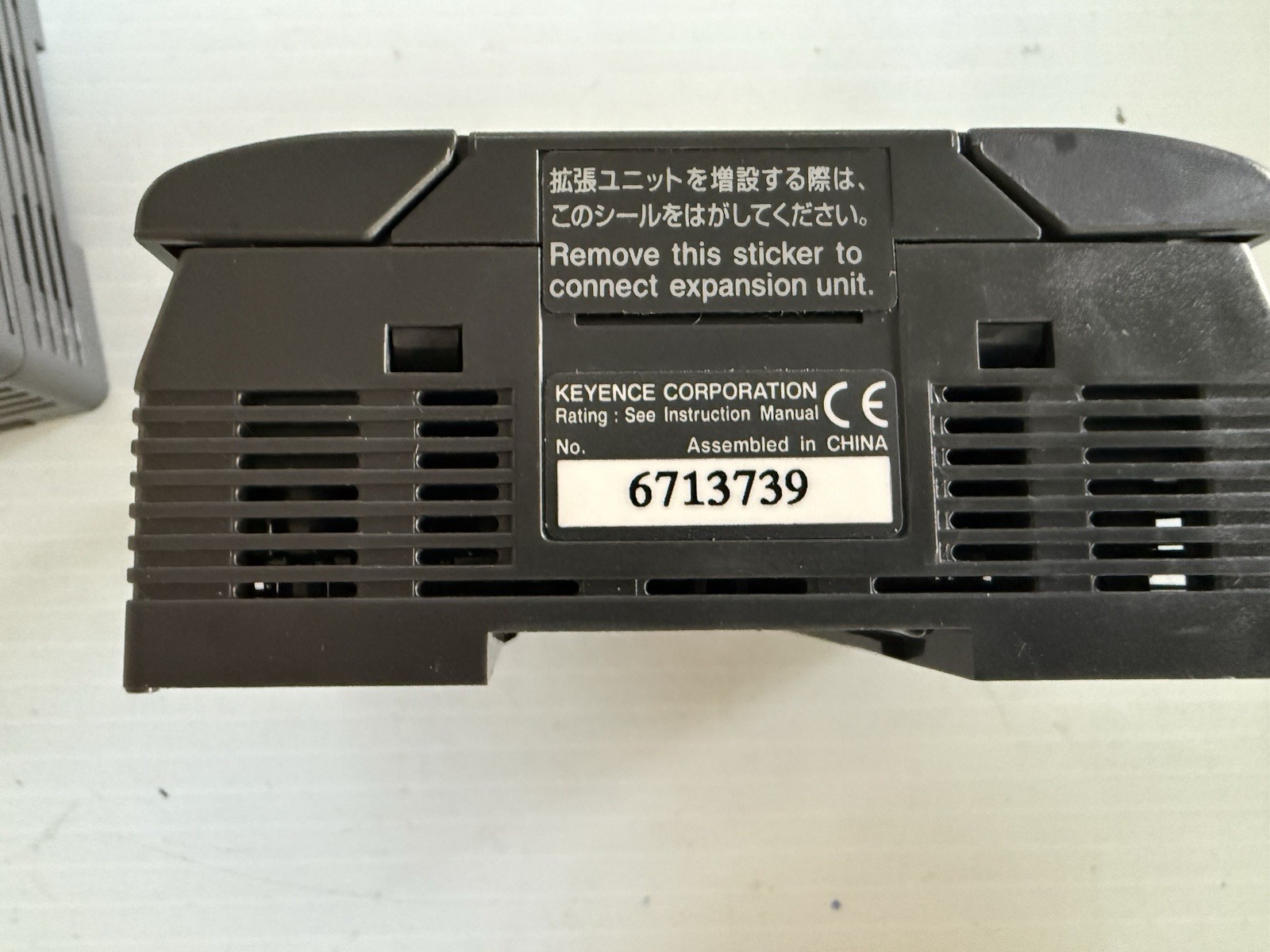 Keyence KV24DT PLC 24-Point Programmable Controller Module w/ 24V Power Supply