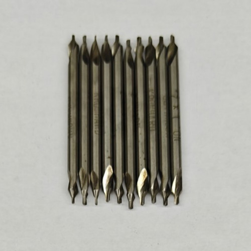 10 Pack Kromhard #1 Combined Drill and Countersink 2" Long HSS Center Drill USA