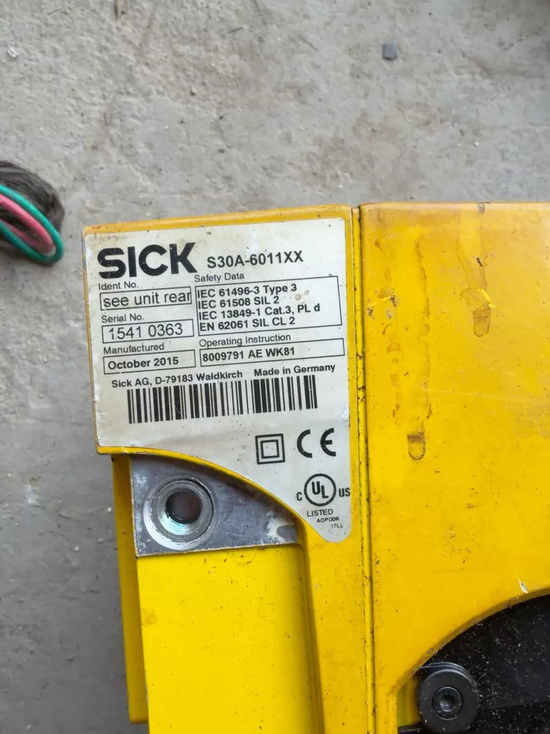 SICK S30A-6011XX Industrial Sensor Used 1PCS