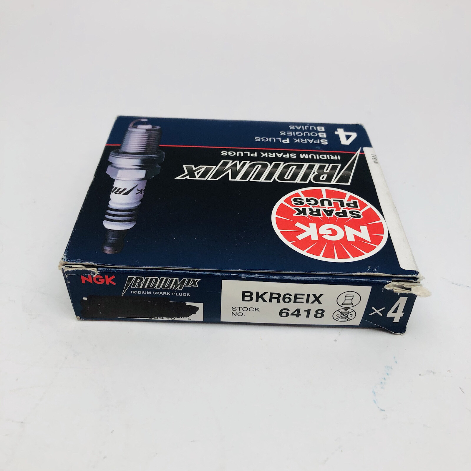 QTY OF 4 NGK IRIDIUM BXR6EIX SPARK PLUGS