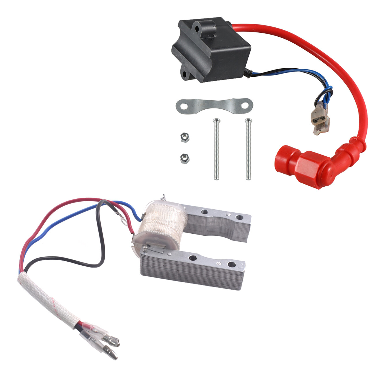 Red Wire Ignition 12V Coil Module Kit For 49cc 60cc 66cc 80cc Motorized Bicycle