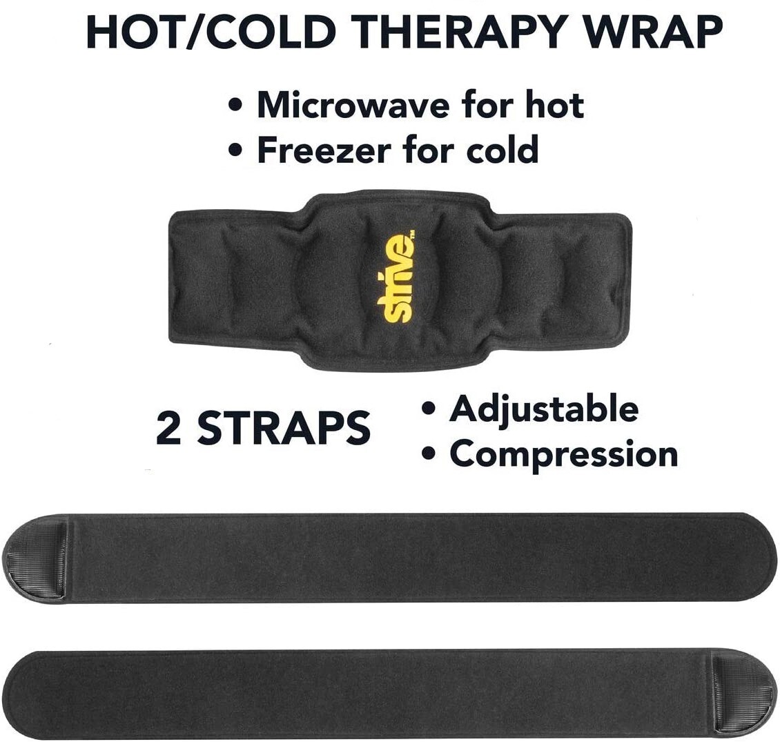 Strive Hot Cold Back Compression Wrap Pain Support Therapy Lumbar Support Brace