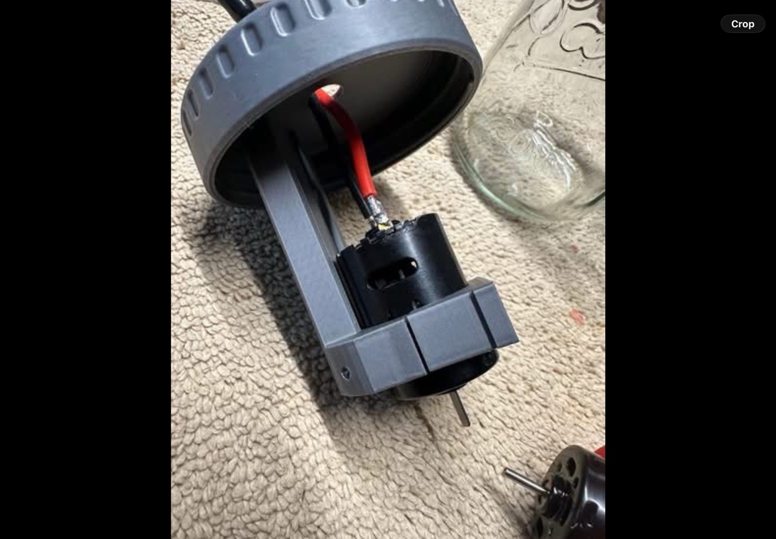 TLR TeamLosi NASCAR Motor Break In Jar/Grom 380Motor FREE FAN SHROUD Transponder