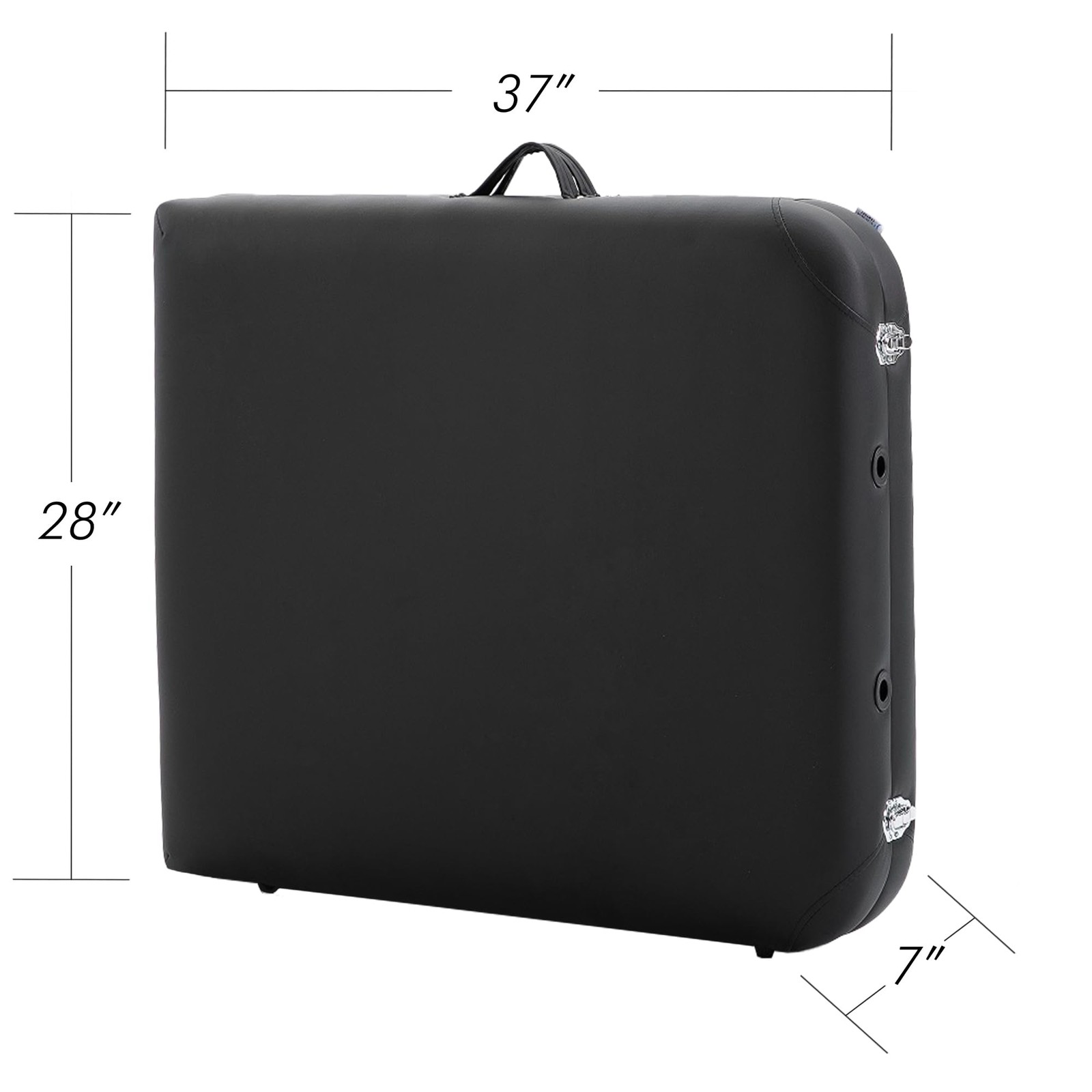 SierraComfort Basic Portable Massage Table, Black