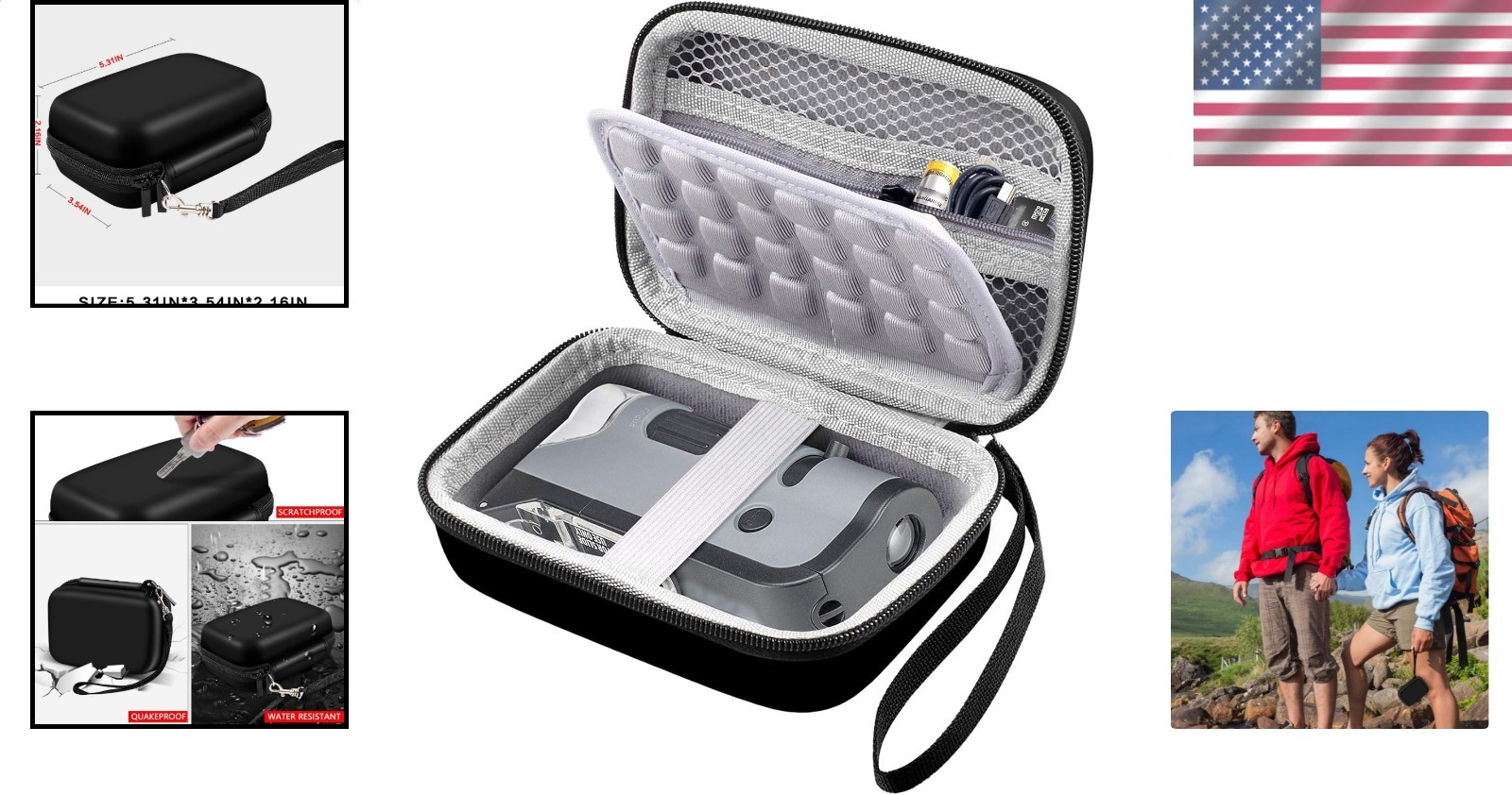 Portable Microscope Carrying Bag for Carson MicroFlip MicroBrite Plus