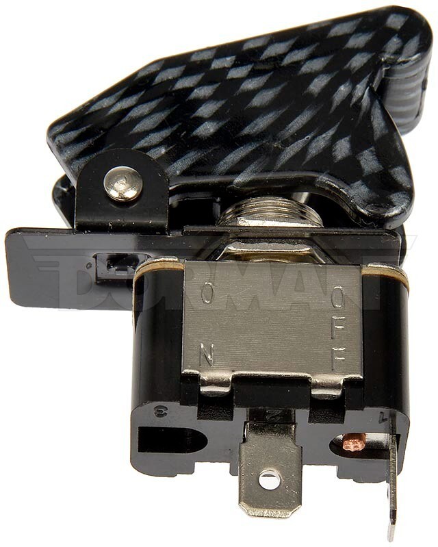 Dorman 94588 Carbon Fiber Racing Style Toggle Switch