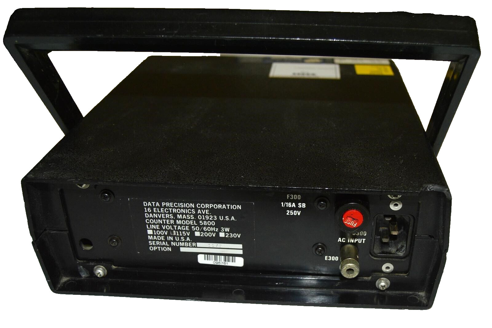Frequency Counter AC DC Power Source Data Precision 5800 Works 520 Mhz