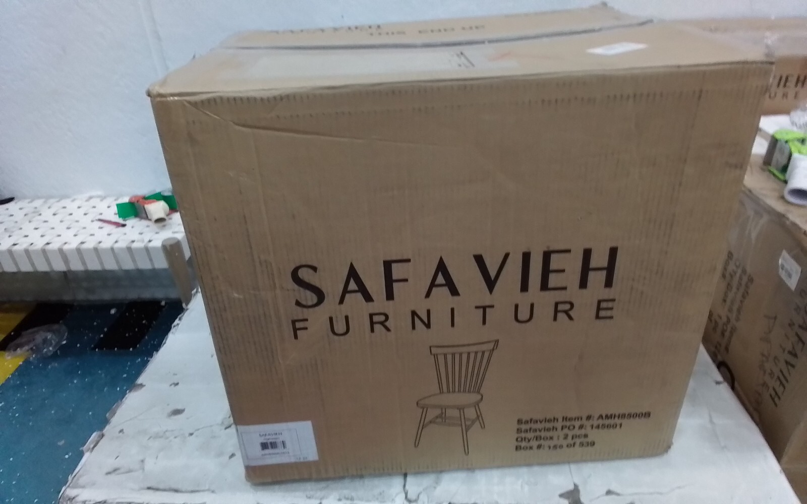 Safavieh PARKER SPINDEL SIDE CHAIR, Reduced Price 2172742761 AMH8500B