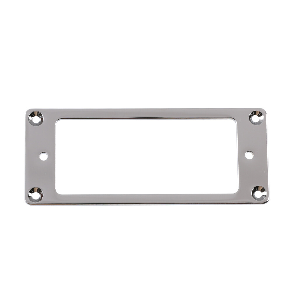2pcs Flat Metal Mini Humbucker Pickup Mounting Ring 92x37.5mm