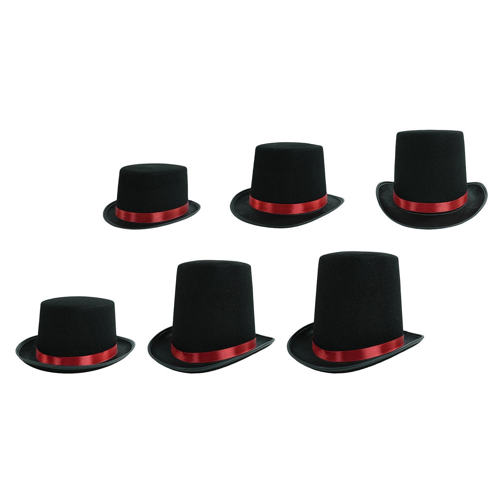 Magician Top Hat Costume Headgear Cosplay Accessories for Club Carnival Dress up