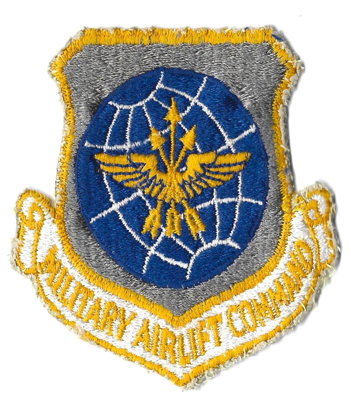 US Air Force Military Air Lift Command Military Patch Embroidered 3 1/2" USAF