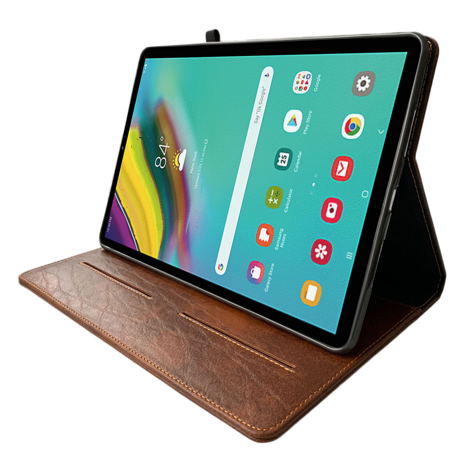 Leder Stand Case für alle Samsung Galaxy Tab Modelle !! Tablet Cover Schutzhülle
