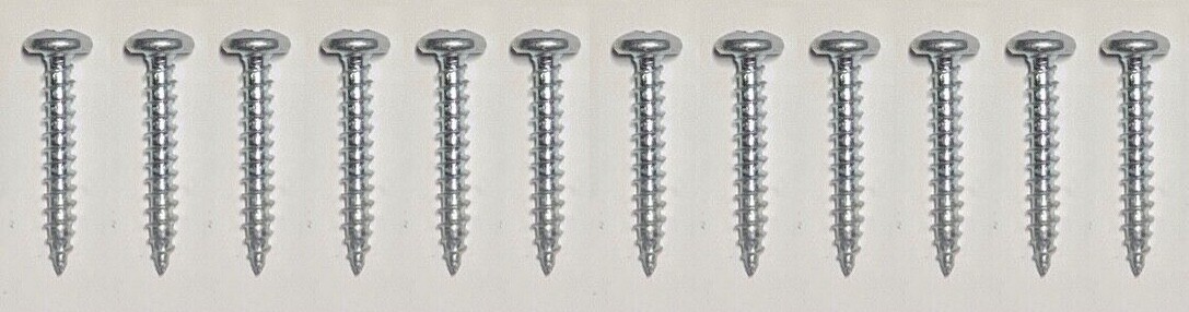 12x Ikea Screw Screws TRX Chipboard Flat 30mm length Part # 109567 109563