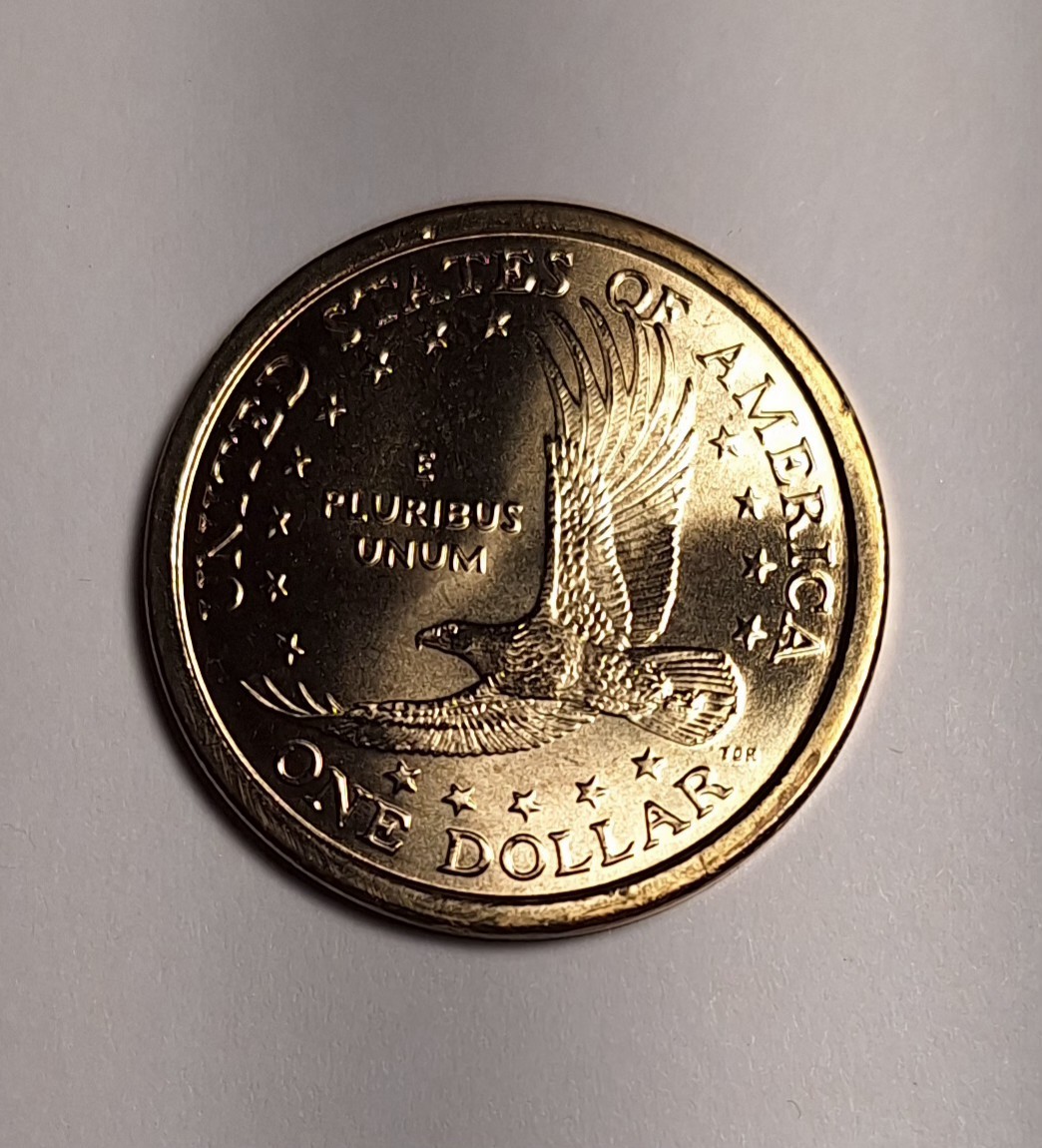 2001 D Sacagawea Native American Dollar Coin Uncirculated From US Mint roll.