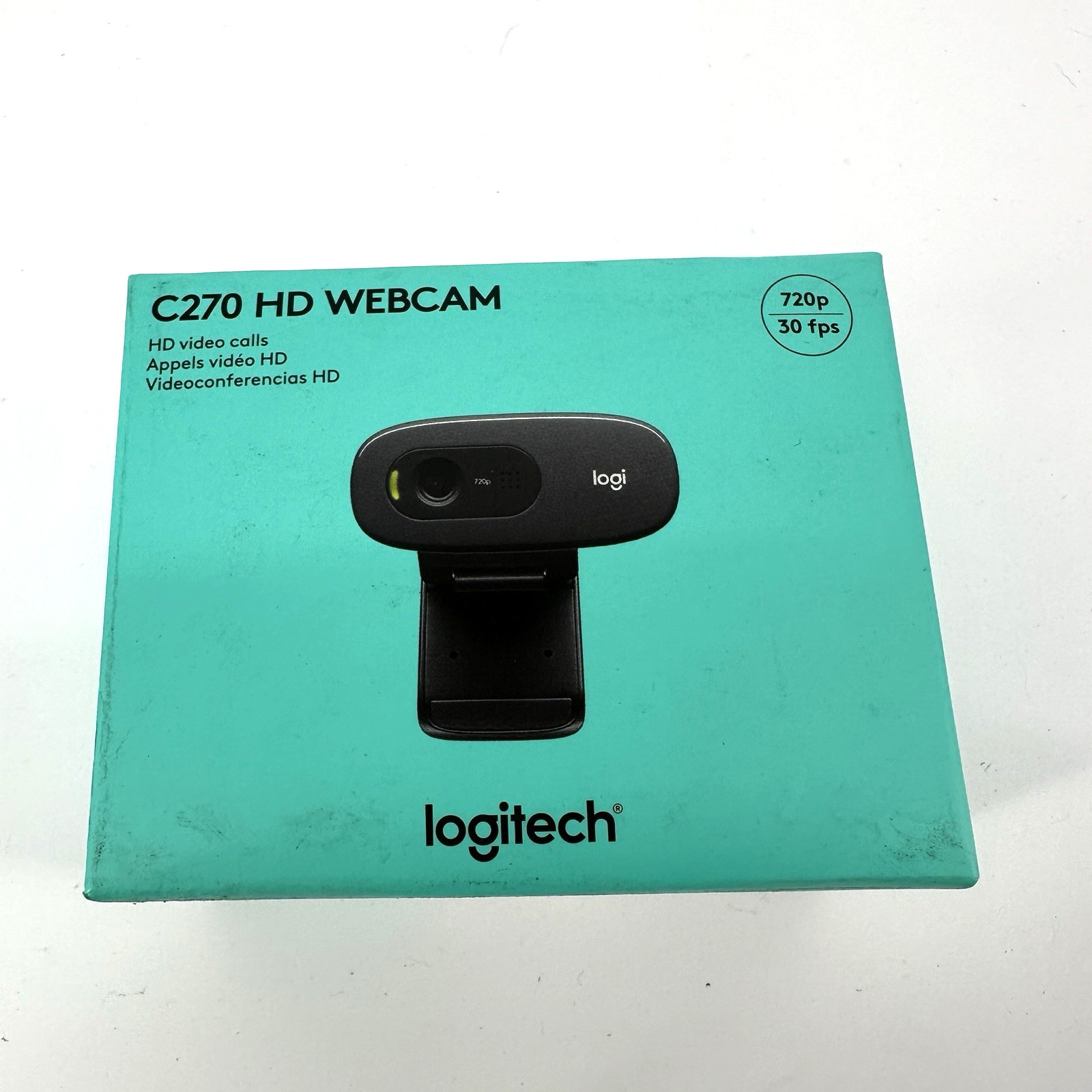 Logitech C270 HD Webcam 720p 30 FPS Widescreen HD Brand New Sealed in Box
