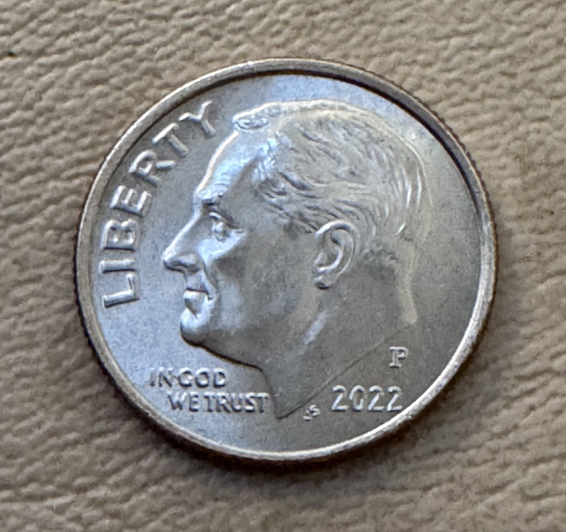 2022 (P)  US Roosevelt Dime "FREE SHIPPING"