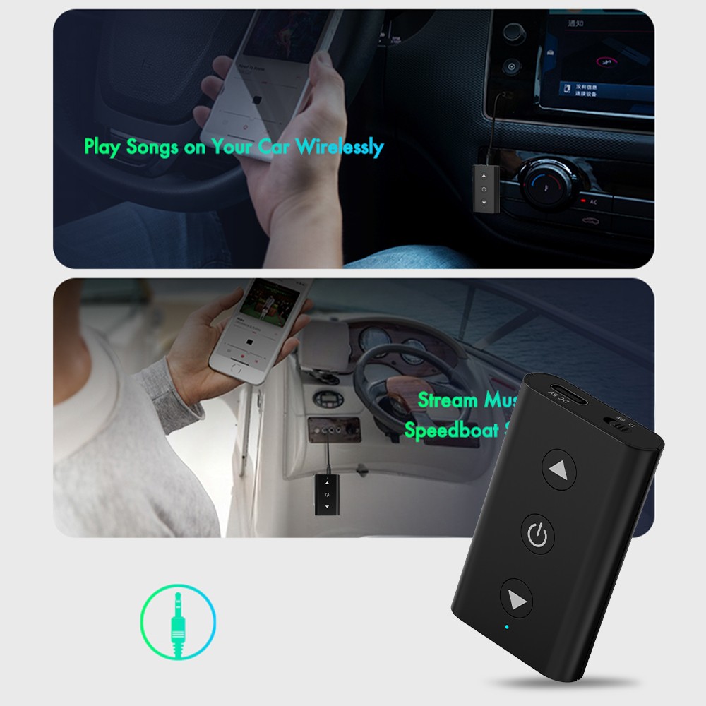 GTMEDIA Wireless Bluetooth 5.1 Audio Transmitter Receiver Adapter for Airplane