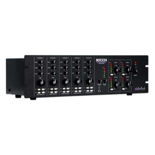 ART MX524 Five Channel Four Zone Mic/Line Mixer